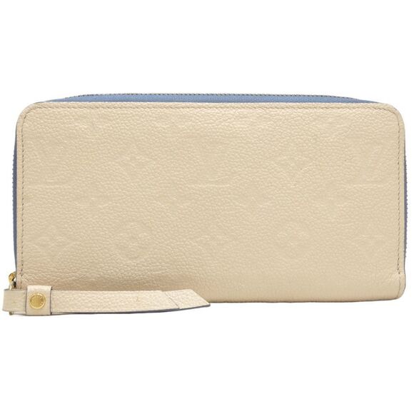 LOUIS VUITTON Blue Monogram Wallet - Picture 1 of 10